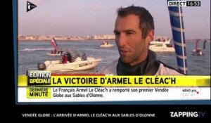 Armel Le Cleac'h s'impose au Vendée Globe, revivez son arrivée !