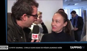 Le Petit Journal : Cyrille Eldin essaie de déstabiliser Laurence Haïm au QG de Macron (Vidéo)