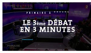 Primaire à gauche : le résumé du troisième débat en 3 minutes