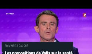 Primaire à gauche : sur les questions de santé, Manuel Valls propose la suppression du ticket modérateur et du numerus clausus 