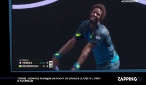 Open d'Australie : Gaël Monfils réussit un incroyable coup dans le dos sur une balle de set