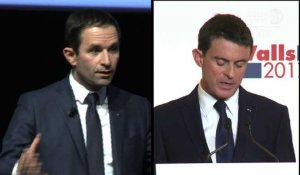 Primaire: Valls/Hamon, de nombreux points de désaccord