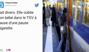 Angers : Elle oublie son bébé dans le TGV à cause d'une pause cigarette