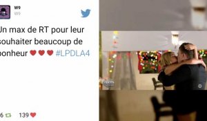 LPDLA4 : Les internautes félicitent Adrien et Elsa !