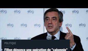 François Fillon dénonce une opération de « calomnie »