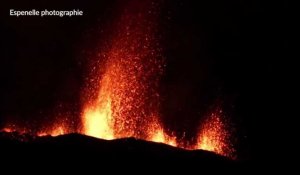 Les superbes images de l'éruption du Piton de la Fournaise à la Réunion
