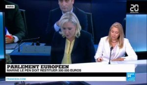 Marine Le Pen sommée de rembourser 340.000 euros au Parlement européen