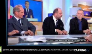 François Fillon - C à Vous : Eric Dupond-Moretti dénonce l'acharnement des journalistes (Vidéo)