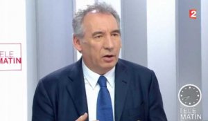 Pour Bayrou, «jamais un candidat n'a été sous l'influence des puissances d'argent» autant que Fillon