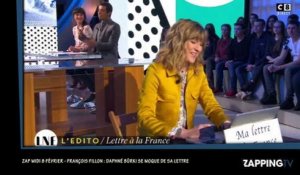 Zap midi 8 février - François Fillon : Daphné Burki se moque de sa lettre d'excuses (Vidéo)