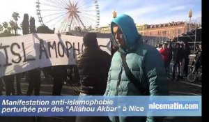 Manifestation anti-islamophobie perturbée par des "Allahou Akbar" à Nice