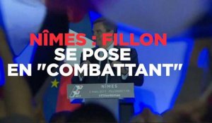 Nîmes : Fillon se pose en "combattant"
