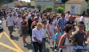 A Solliès-Toucas, plus de mille personnes ont rendu hommage à Naomi