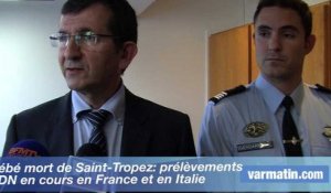 Bébé mort de Saint-Tropez: prélèvements ADN en cours en France et en Italie