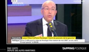 Zap Politique -  Affaire Fillon : Éric Ciotti accuse le gouvernement d'être à l'origine des révélations (vidéo)