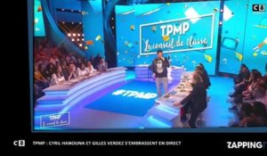 Hanouna - TPMP : il embrasse Gilles Verdez en direct (vidéo)
