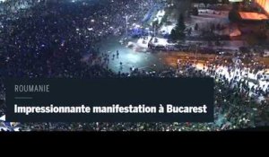 Roumanie : une impressionnante manifestation contre le gouvernement dégénère à Bucarest