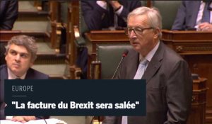 Juncker : « La facture du Brexit sera salée » pour les Britanniques