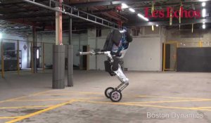 Les premiers pas de Handle, le nouveau robot de Boston Dynamics