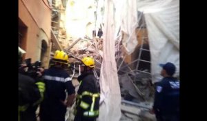 Un bâtiment en chantier s'effondre à Grasse