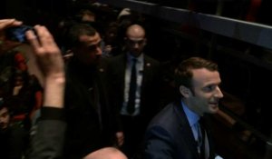 Emmanuel Macron à la rencontre du public angevin