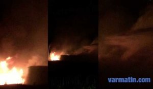 Un restaurant détruit par les flammes à Ramatuelle
