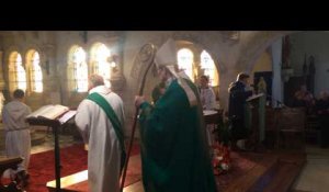 Messe de l'évêque Mgr Laurent Le Boulc'h