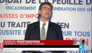 REPLAY - Primaire de la gauche - Discours d'Arnaud Montebourg : "Je voterai Benoit Hamon"