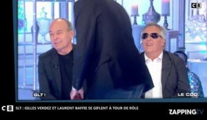 SLT : Gilles Verdez se fait gifler par Laurent Baffie, il réplique (Vidéo)