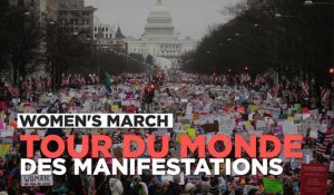 Women's march : la manif' anti-Trump fait le tour du monde