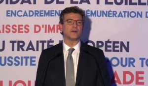 Primaire PS: Montebourg éliminé, appelle à voter Hamon