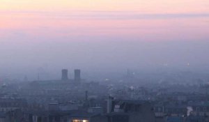 Paris recouvert d'un nuage de pollution