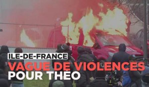 Affaire Théo : nuit de violences en Ile-de-France 