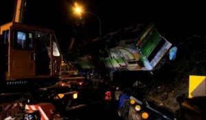 Taiwan: 32 morts dans un accident de bus