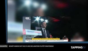 Benoît Hamon fait face à une déclaration inattendue d'un militant (Vidéo)