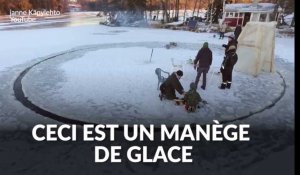 La création géniale de ce Finlandais rend les lacs gelés bien plus drôles