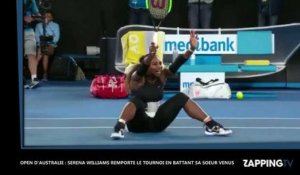 Open d'Australie : Serena Williams remporte le tournoi en battant sa sœur Venus (Vidéo)