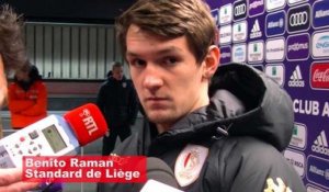 Benito Raman après Anderlecht - Standard (0-0)