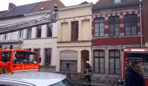 Incendie d'une maison à Tournai rue Frinoise 2