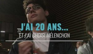 Joris, 18 ans, à Lyon : "Après 2 quinquennats de spoliation, j'ai choisi Mélenchon"