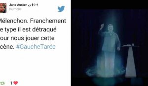 L'hologramme de Jean-Luc Mélenchon fait un carton