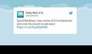 David Beckham victime de chantage ?