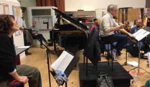 Jane Birkin répète avec l'Orchestre symphonique de Bretagne