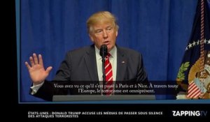 Donald Trump : Des attaques terroristes cachées par la presse ? Sa déclaration choc (Vidéo)