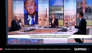 Marine Le Pen pour un muslim-ban à la Donald Trump "si nécessaire"