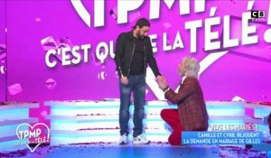 TPMP, C8 : grimé en Gilles Verdez, Camille Combal parodie sa demande en mariage ! [Vidéo]