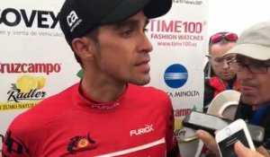 Tour d'Andalousie 2017 - Alberto Contador leader de la Ruta del Sol : "C'était dur mais j'ai tenu le rythme"