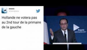 François Hollande ne votera pas au second tour de la primaire