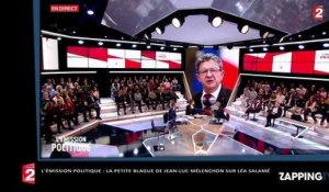 L'Emission Politique : la blague de Jean-Luc Mélenchon sur le bébé de Léa Salamé (vidéo)