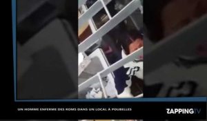 Des employés enferment des roms dans un local à poubelles d'un supermarché (vidéo)